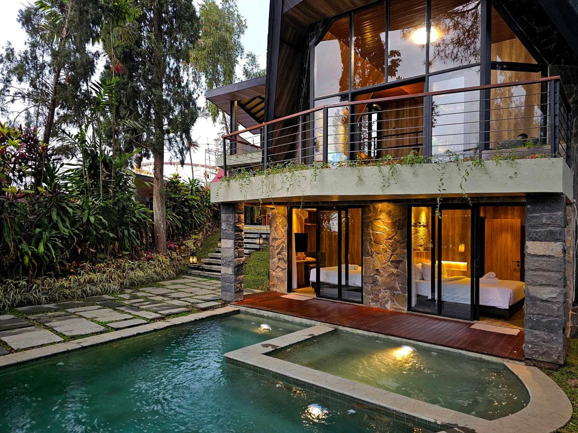 Villa 4-Br Klub Bunga No 4 Batu Malang Экстерьер фото